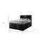 Homeroots Black Wood King Bed Frame With Drawers 376950 - alternate 6