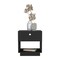 Homeroots 20" Black Wood One Drawer Nightstand 543689 - alternate 7