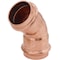 Viega ProPress 45 elbow P1 1.5 P2 1.5 copper 77038 - alternate 1