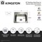 Kingston Brass 25-Inch Stainless Steel Self-Rimming Single Bowl Drop-In Kitchen Sink, 1-Hole with Strainer KGKTS2522811 - alternate 2
