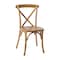 Flash Furniture Advantage Light Brown X-Back Chair X-BACK-LB - alternate 9