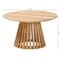 Bali & Pari Caribic Modern Slatted Acacia Wood Coffee Table 254-13767-ZORO - alternate 7