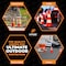 Xpose Safety Traffic Safety Cone, 28 in, PVC, Dual 6 in & 4 in Reflective Collar, DOT Approved, Orange, 48 pk OTC28-64-48-X - alternate 3