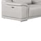 Homeroots Ash Gray Leather Power Reclining U Shaped Twelve Piece Corner Sectional With Console 643940 - alternate 5