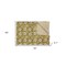 Homeroots 50" X 70" Yellow and Gray Kantha Cotton Floral Throw Blanket 357581 - alternate 4