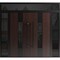 Vdomdoors Front Exterior Prehung Aluminum Double Doors Ronex1205 Bronze Oak 2 Sidelights and Top Transom RONEX1205DEXD-OAK-W14+72+14xH96+12-LH-I - alternate 1
