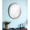 Homeroots 33" Silver Oval Framed Accent Mirror 384181 - alternate 8