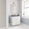 James Martin Vanities Chicago 30 in. Single Vanity, Glossy White, w/ 3 CM Charcoal Soapstone Silestone Top 503-V30-GW-3CSP - alternate 5