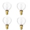 Ilc Replacement Incandescent Bulb, 40W, 130V, G14, E14 Small Screw Base, 4PK SATCO 40G14 E14 - alternate 1