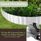 Pure Garden Metal Edging for Landscaping 6.25in x 16.5ft Flexible Corrugated Galvanized Steel Landscape Edging 50-197 - alternate 5