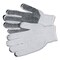 Ambitex Pro PVC-Dotted String-Knit Gloves, Medium, White/Black, 12PK CTPS400MN/1SD - alternate 2