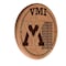 Holland Bar Stool Co Virginia Military Institute 13" Laser Engraved Solid Wood Sign WSgnLNatVAMilI - alternate 1
