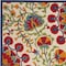 Homeroots 5' X 8' Navy Blue Beige Green Blue And Red Floral Indoor Outdoor Area Rug 546788 - alternate 6