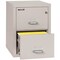 Fireking 2 Drawer, 1 Hr Fire & impact rated, 25" depth Legal Platinum 2-2125-CPL - alternate 4