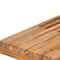 Homeroots 30" Brown Wall Mount Teak Rectangular Shower Bench 549375 - alternate 4