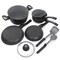 Oster 10 Piece Non-Stick Aluminum Cookware Set in Black and Grey Speckle 127710.1 - alternate 7