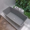 Alfi Brand 70.875 in L, 35.4 in W, Gray Matte, Concrete ABCO71TUB - alternate 13
