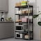 Shuntong Atlas 5-Tier 30 in.W x 12 in.D x 60 in.H Heavy Duty Shelving Load 2500 Lbs Wire Deck, Hammertone B-ATLAS301260-5H500 - alternate 3