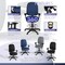 Regency Comfort Series High-Back Multifunctional Fabric Computer Task Chair - Navy Blue 125-DK-NV - alternate 4