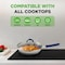 Nutrichef 8 in Fry Pan With Lid NCFRLD8 - alternate 4