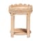 Bali & Pari Latoya Natural Rattan End Table with Scalloped Border 266-14574-ZORO - alternate 5