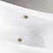 Kingston Brass 66-Inch Acrylic Rectangular Double Ended Freestanding Tub with Overflow/Drain Assembly VTSQ663422M7 - alternate 5