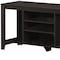 Homeroots 48in Dark Brown Open shelving TV Stand 333254 - alternate 5