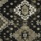 Homeroots 9' X 12' Black Ivory And Taupe Medallion Washable Indoor Outdoor Area Rug 588994 - alternate 4