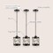 Jonathan Y Marelle 6.5" 1-Light Farmhouse Industrial Iron Filigree Caged Jar LED Pendant, Oil Rubbed Bronz, 3PK JYL7909B-SET3 - alternate 10