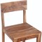 Homeroots 30" Brown Solid Wood Bar Height Bar Chair 522382 - alternate 3