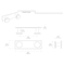 Gatco Glam All Modern Décor 6.5" Double Robe Hook, Satin Nickel 1284SN - alternate 2