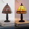 Jonathan Y Carter Tiffany-Style 12" LED Table Lamp, Red/Yellow JYL8016B - alternate 6