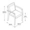 Office Star Products Kenwood Collection Upholstered Back Guest Chair, Light Cherry KEN79LCH-3 - alternate 4