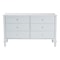 Baxton Studio Callison Spindle Dresser - 6-Drawer Horizontal Cabinet with Turned Accents for Bedroom, White 271-14743-ZORO - alternate 7