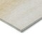 Homeroots 8' Coral Round Striped Washable Indoor Outdoor Area Rug 608147 - alternate 5