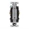 Leviton Receptacle Outlet, 20A, Black, 125V WTD20-E - alternate 2
