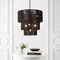 Jonathan Y Orson 24 in. 7-Light Coastal Bohemian Metal and Woven Paper Rope 3-Tier LED Chandelier, Black JYL9564B - alternate 7