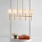 Jonathan Y Sophie 38.5" 5-Light Modern Midcentury Iron Linear LED Pendant, Brass Gold JYL9919A - alternate 5