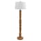 Jonathan Y Rustara 61.5" Cottage Farmhouse Turned Resin/Iron LED Floor Lamp, Antique Brown Wood Finish JYL5402A - alternate 8