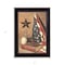 Homeroots God and Country Black Framed Print Wall Art 415261 - alternate 4