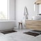 Lavish Home 2-Piece Waffle Bath Mat Set for Boho Bathroom Decor Non Slip Rugs for Shower, Tub, or Vanity ST-BATH3-CHAR - alternate 6