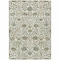 Homeroots 10' X 14' Ivory Green And Brown Floral Washable Indoor Outdoor Area Rug 603472 - alternate 7