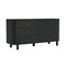 Manhattan Comfort Solara 68 in Solid Wood Dresser in Black (6-Drawer) DR1789-2 - alternate 8