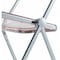 Leisuremod Lawrence Acrylic Folding Chair with Metal Frame, Rose Pink, 2PK LF19PK2 - alternate 7