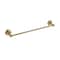 Kibi Circular Bathroom 18" Towel Bar - Brushed Brass KBA1407BB - alternate 1