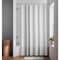 Zenna Home 72 in. H X 70 in. W White Striped Shower Curtain Liner Fabric LFRWTRWWL - alternate 4