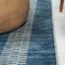 Jonathan Y Vichy Geometric Striped Non-Slip Machine-Washable Blue/Cream 5 ft. x 8 ft. Area Rug WSH122D-5 - alternate 6