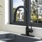Anzzi 16 in. 1-Handle Pull-Down Sprayer Kitchen Faucet in Matte Black with 1.8 GPM and Dual Spray Modes KF-AZ601MB - alternate 4