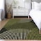 Homeroots 3' X 5' Olive Green And Black Geometric Washable Indoor Outdoor Area Rug 597643 - alternate 6