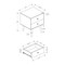 Monarch Specialties Accent Table, Bedroom, Living Room, Nightstand, Side Table, Storage Drawer, Black, Contemporary I 3628 - alternate 5